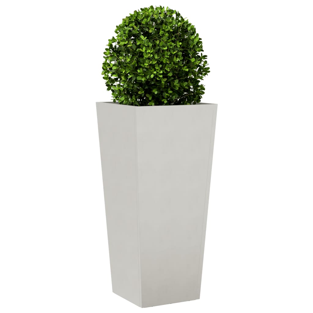 Vidaxl planteur 35x35x75 cm en acier inoxydable