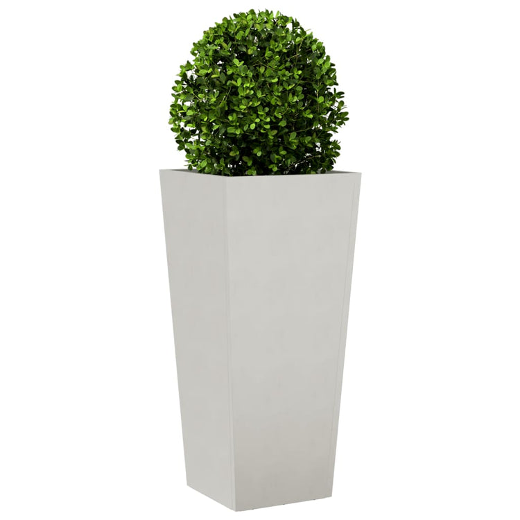 Vidaxl planteur 35x35x75 cm en acier inoxydable