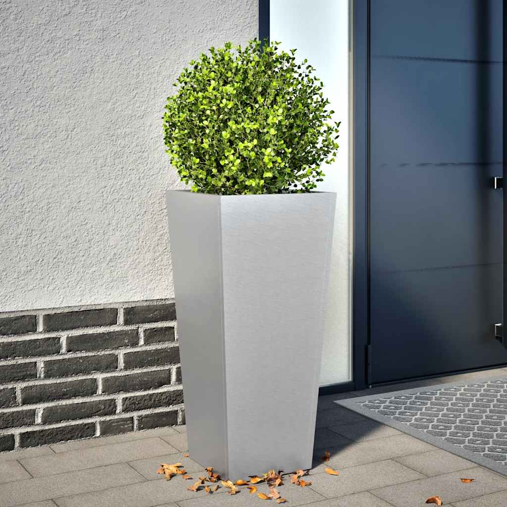 Vidaxl Planter 35x35x75 cm en acier galvanisé