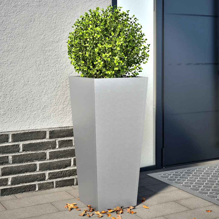 Vidaxl Planters 2 ST 35X35X75 CM ACIER GALVANISÉ