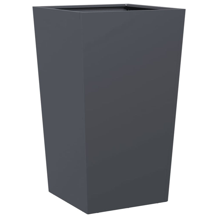 Boîte de planification Vidaxl 45x45x75 cm Anthracite en acier -colore