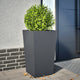 Boîte de planification Vidaxl 45x45x75 cm Anthracite en acier -colore