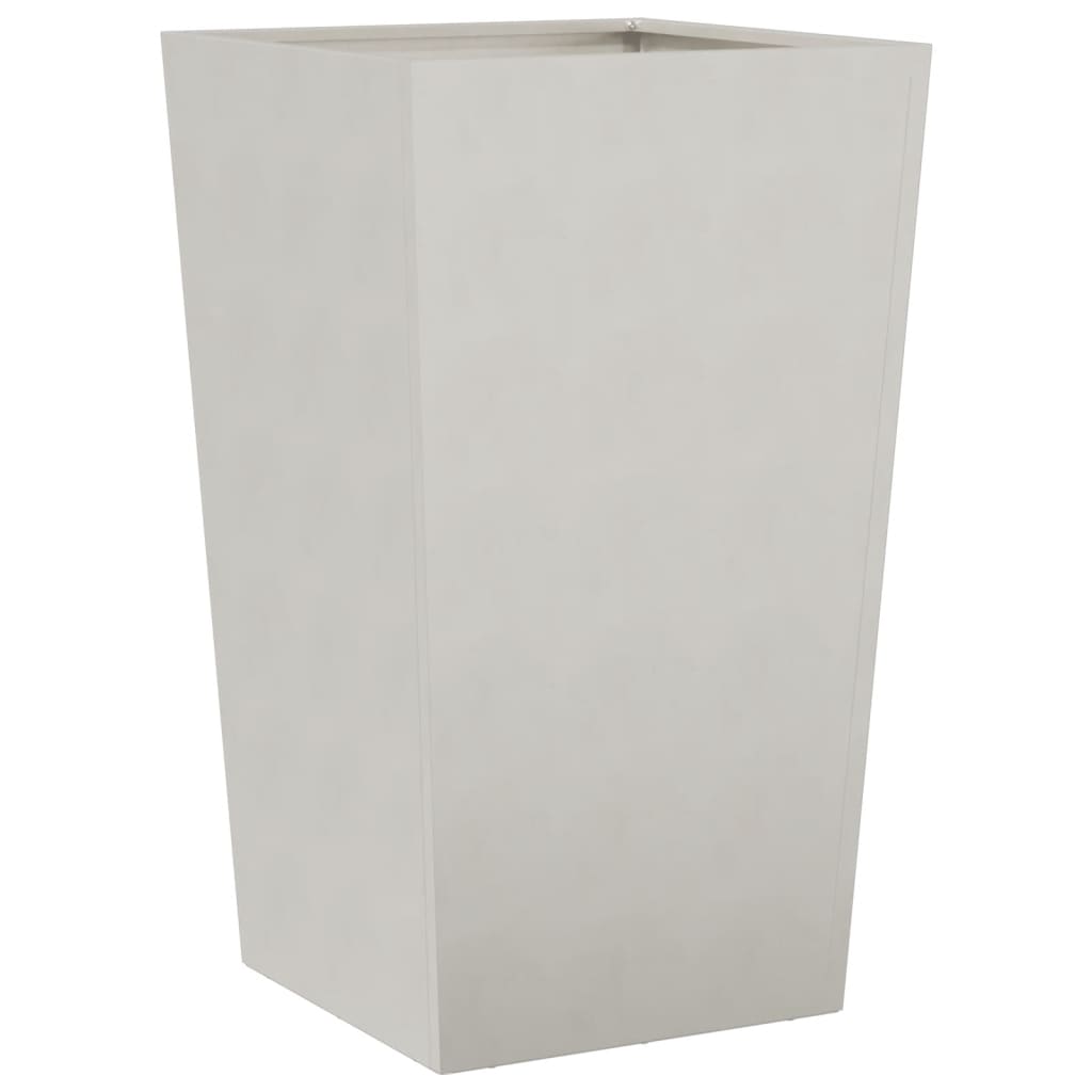 Boîte de planification Vidaxl 45x45x75 cm en acier inoxydable