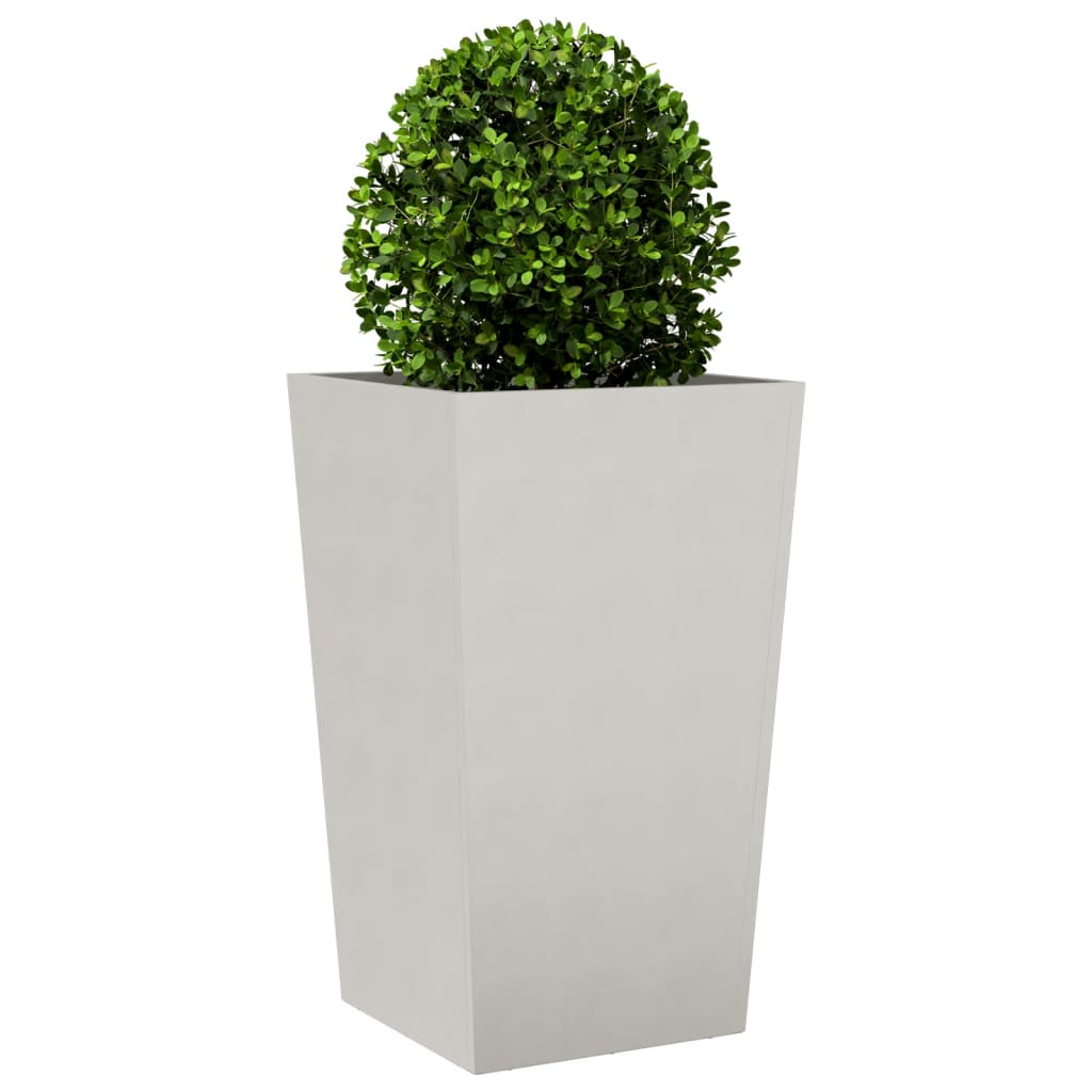 Boîte de planification Vidaxl 45x45x75 cm en acier inoxydable