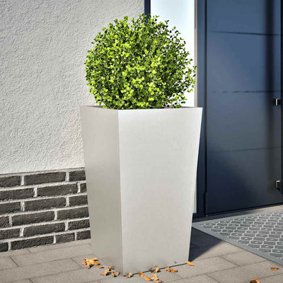 Boîte de planification Vidaxl 45x45x75 cm en acier inoxydable
