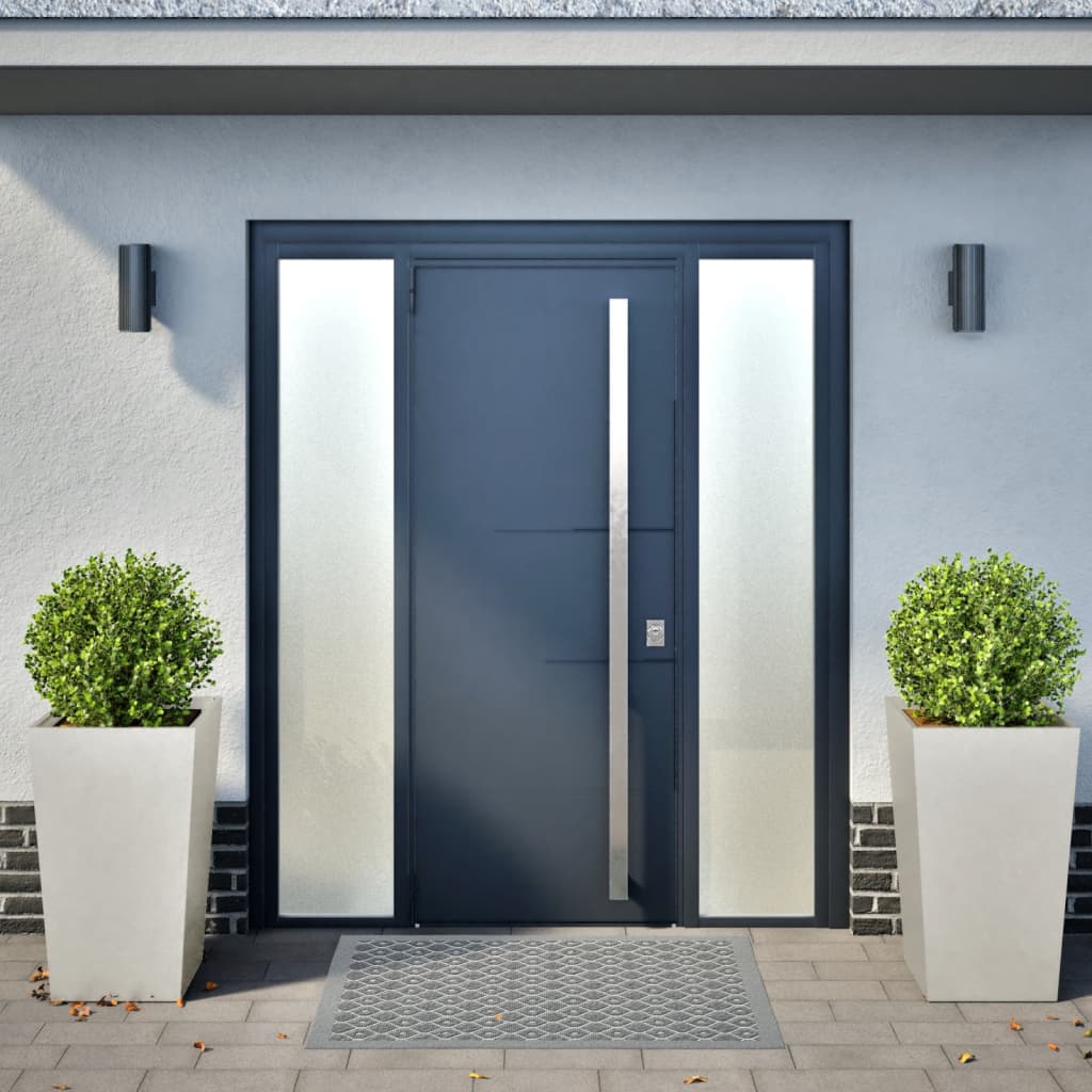 Jardinières Vidaxl 2 ST 45x45x75 cm en acier inoxydable