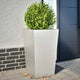 Jardinières Vidaxl 2 ST 45x45x75 cm en acier inoxydable