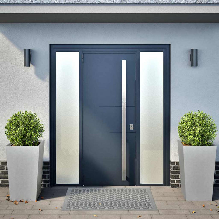 Vidaxl Planters 2 ST 45X45X75 CM ACIER GALVANISÉ