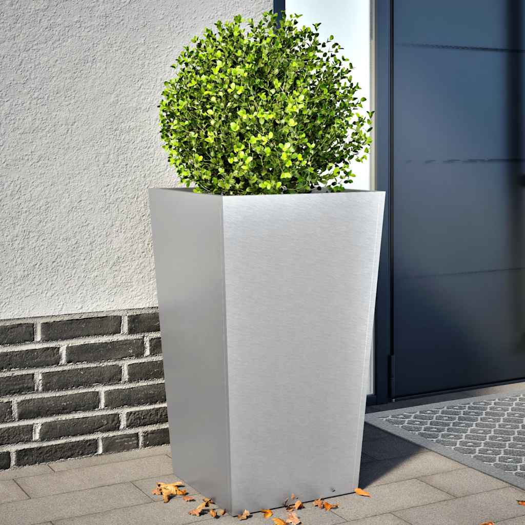 Vidaxl Planters 2 ST 45X45X75 CM ACIER GALVANISÉ