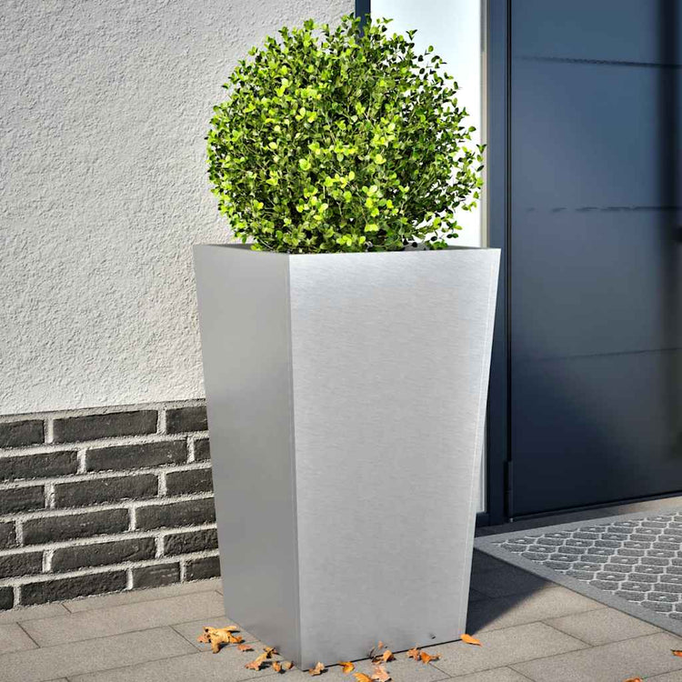 Vidaxl Planters 2 ST 45X45X75 CM ACIER GALVANISÉ