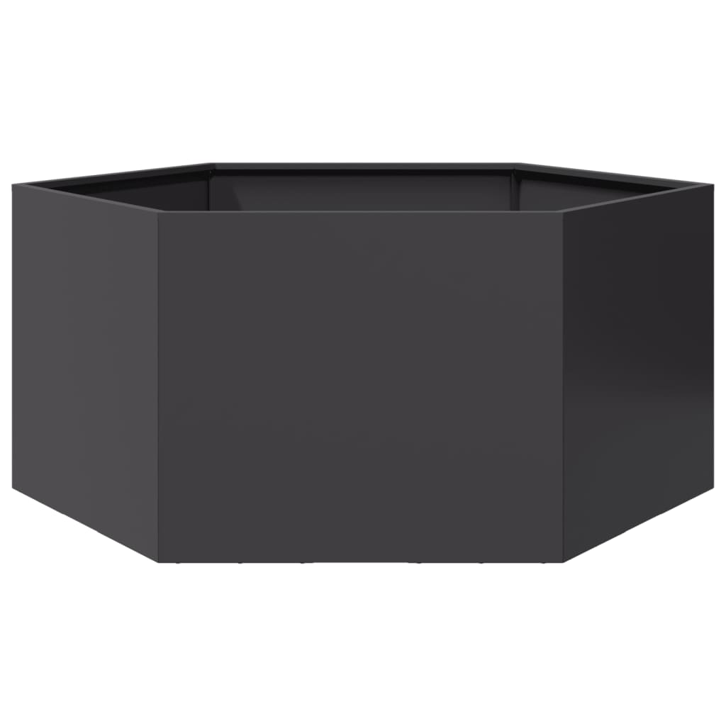 Vidaxl Plannet Henhoek 104x90x45 cm en acier noir