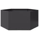 Vidaxl Plannet Henhoek 104x90x45 cm en acier noir