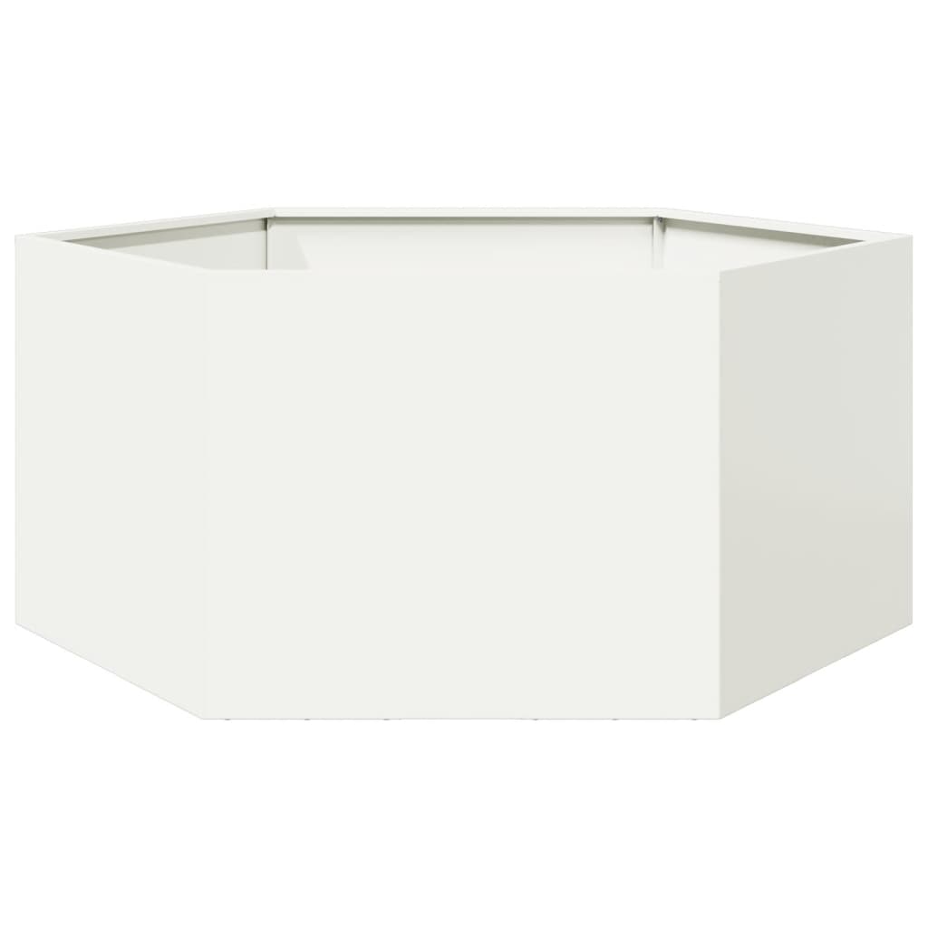Vidaxl Plannet Henhoek 104x90x45 cm en acier blanc