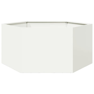 Vidaxl Plannet Henhoek 104x90x45 cm en acier blanc
