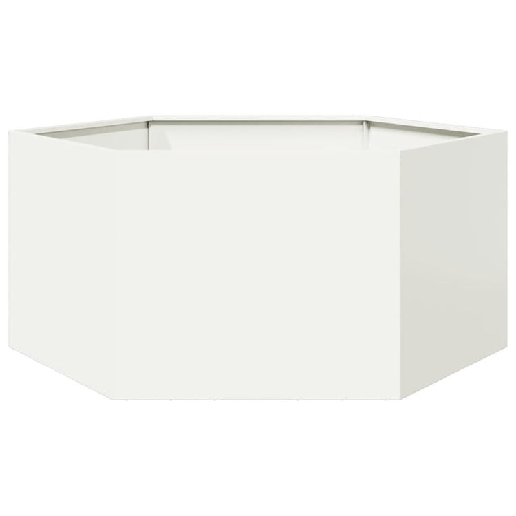 Vidaxl Plannet Henhoek 104x90x45 cm en acier blanc