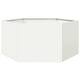 Vidaxl Plannet Henhoek 104x90x45 cm en acier blanc