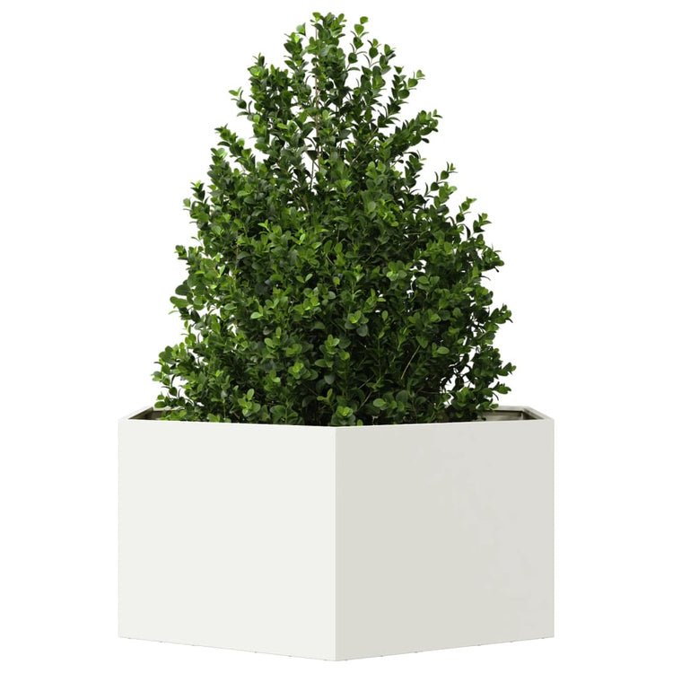 Vidaxl Plannet Henhoek 104x90x45 cm en acier blanc