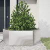 Vidaxl Planter Benket Hexagon 138x120x45 cm en acier inoxydable