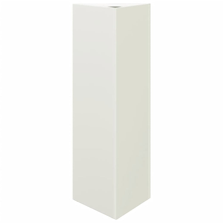 Vidaxl Plannet triangle 30x26x75 cm en acier blanc