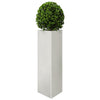 Vidaxl Planter triangle 30x26x75 cm en acier inoxydable