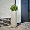 Vidaxl Planter triangle 30x26x75 cm en acier inoxydable