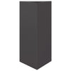 Vidaxl Planter triangle 40x34.5x70 cm en acier noir