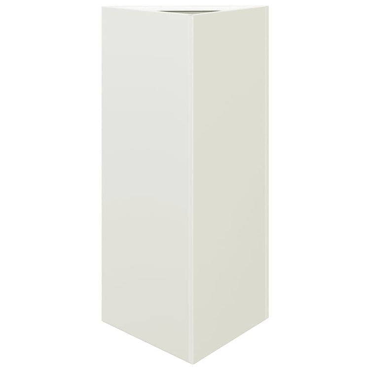 Vidaxl Plannet triangle 40x34.5x70 cm en acier blanc
