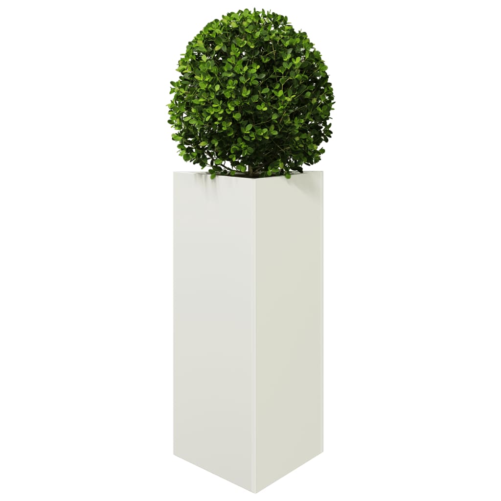 Vidaxl Plannet triangle 40x34.5x70 cm en acier blanc