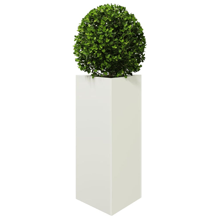 Vidaxl Plannet triangle 40x34.5x70 cm en acier blanc