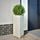 Vidaxl Plannet triangle 40x34.5x70 cm en acier blanc