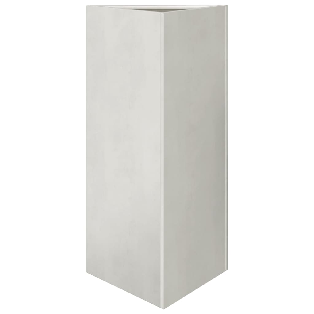 Vidaxl Plannet triangle 40x34.5x70 cm en acier inoxydable