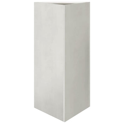 Vidaxl Plannet triangle 40x34.5x70 cm en acier inoxydable
