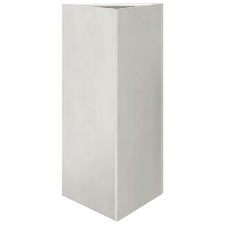 Vidaxl Plannet triangle 40x34.5x70 cm en acier inoxydable