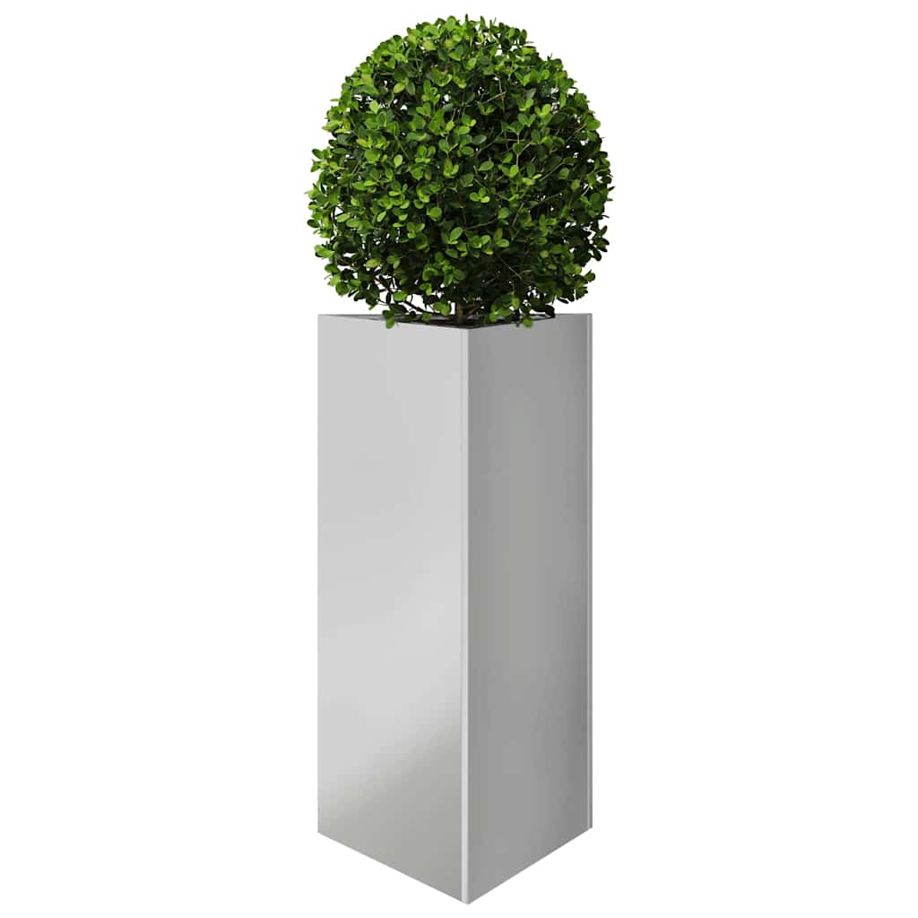 Vidaxl Planter triangle 40x40x75 cm en acier galvanisé