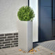 Vidaxl Planters 2 St Triangle 40x40x75 cm en acier galvanisé