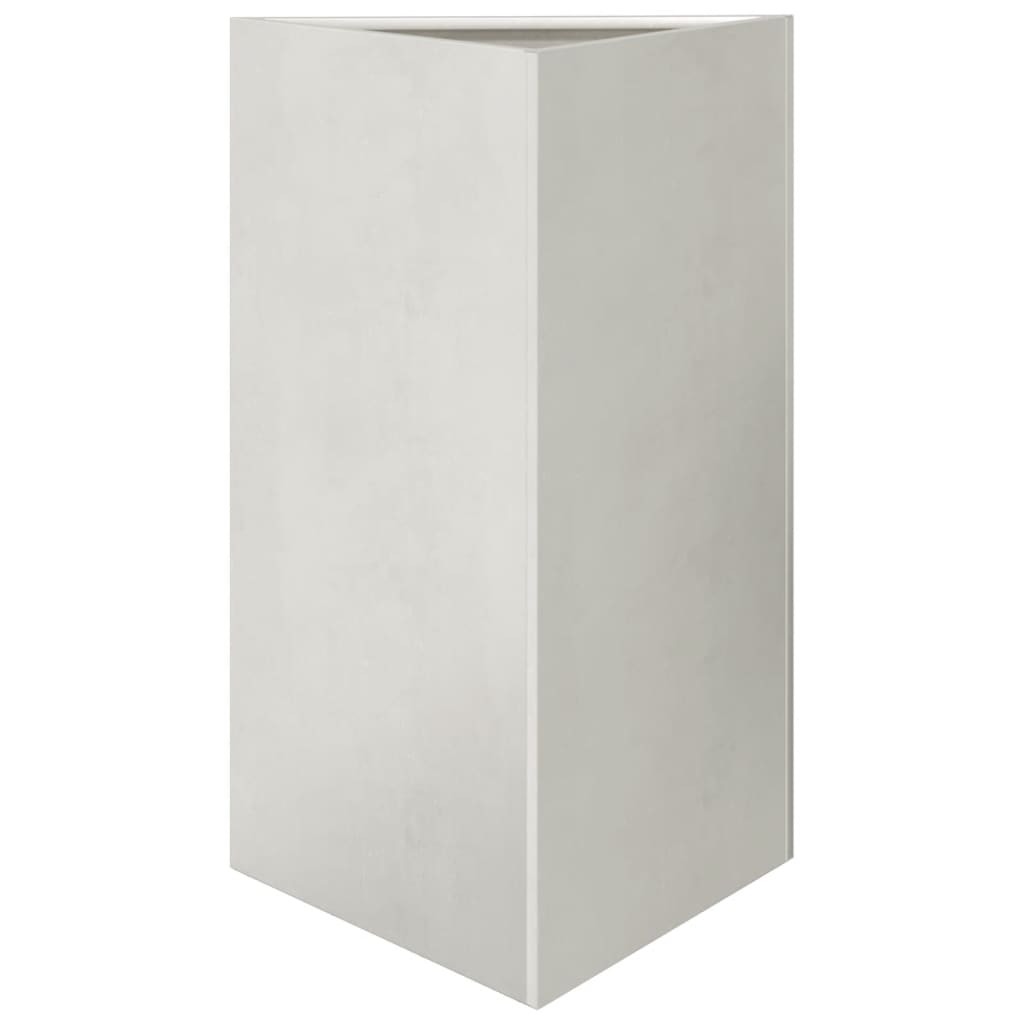 Vidaxl Plannet triangle 50x43x75 cm en acier inoxydable