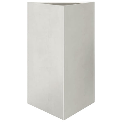 Vidaxl Plannet triangle 50x43x75 cm en acier inoxydable