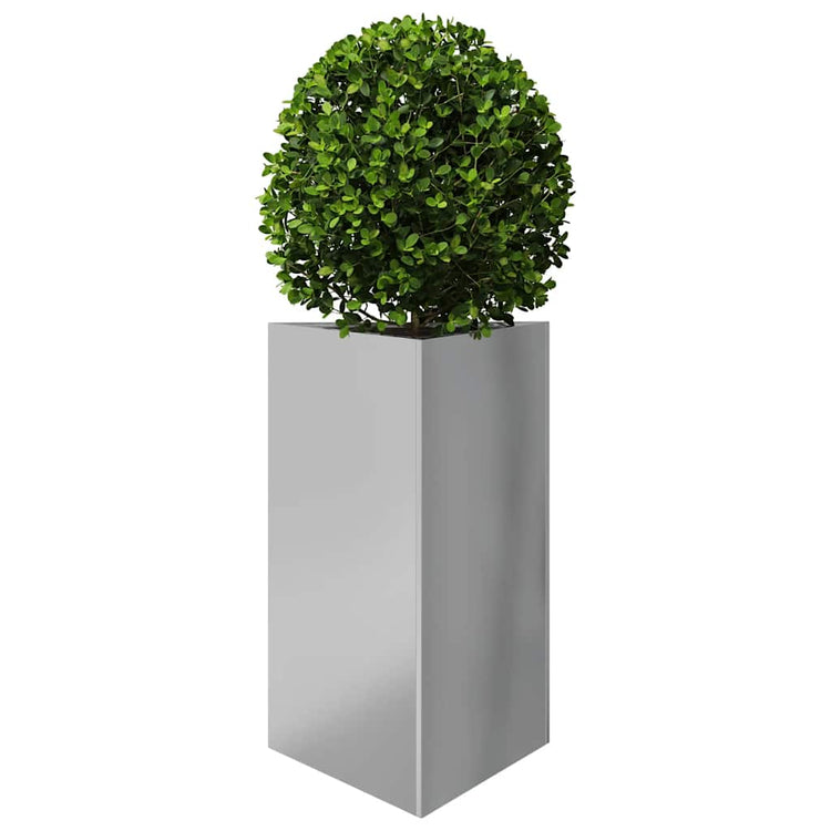 Vidaxl Planter triangle 50x43x75 cm en acier galvanisé