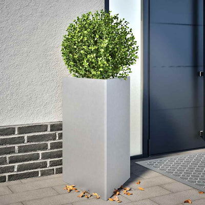 Vidaxl Planter triangle 50x43x75 cm en acier galvanisé