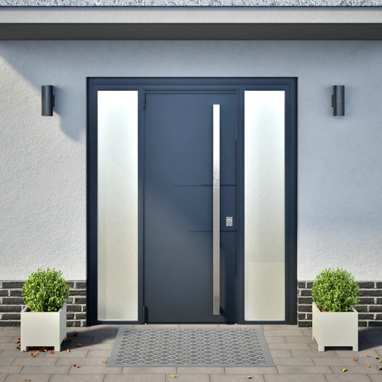 Vidaxl Planters 2 ST 30x30x30 cm en acier blanc