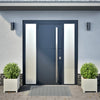 Jardinières vidaxl 2 ST 40x40x40 cm en acier blanc