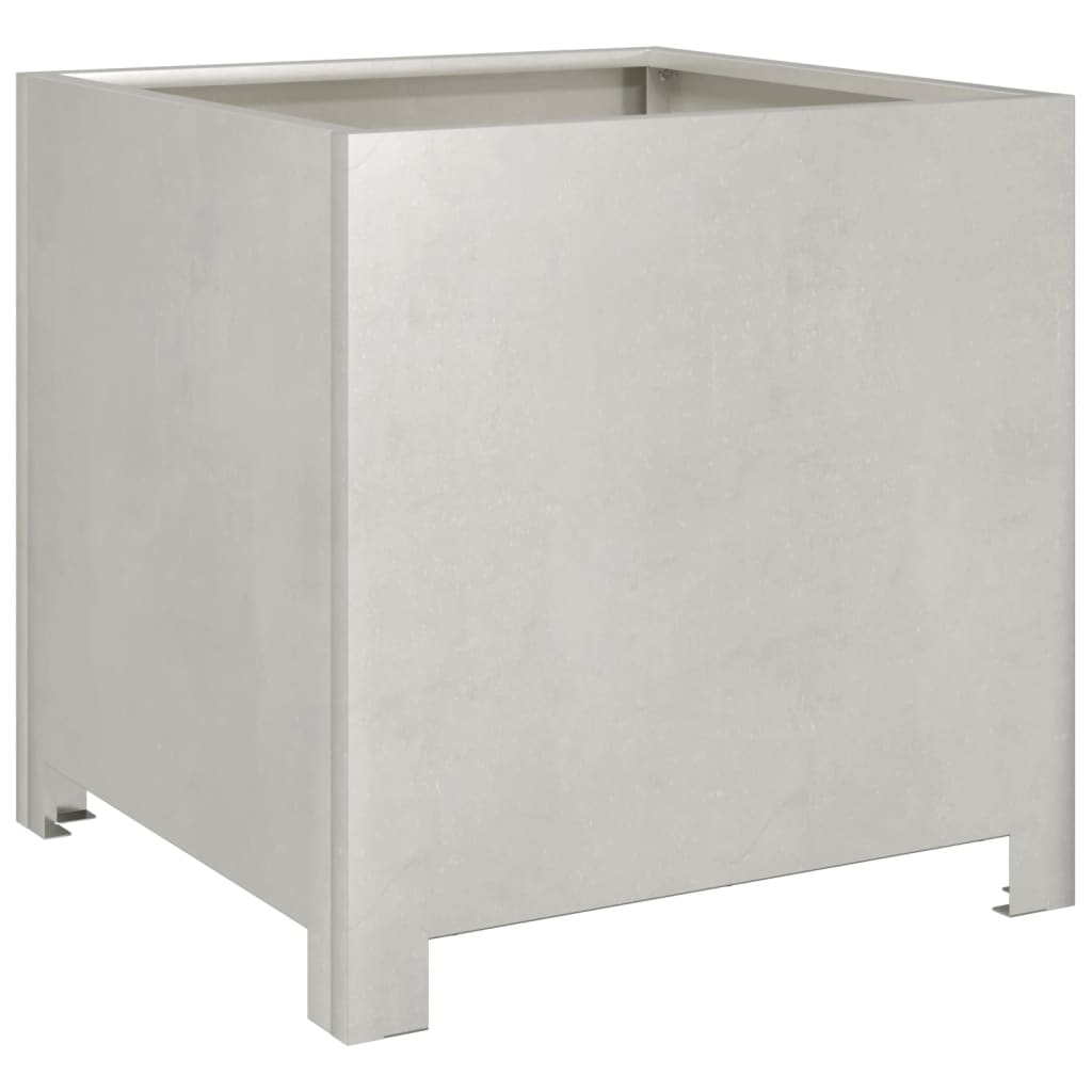 Banc de plante Vidaxl 40x40x40 cm en acier inoxydable
