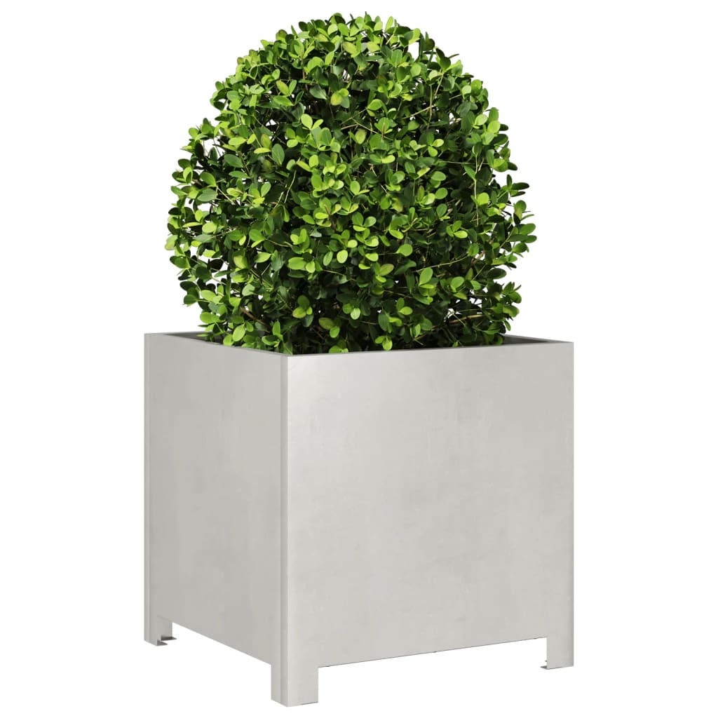 Banc de plante Vidaxl 40x40x40 cm en acier inoxydable