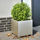 Banc de plante Vidaxl 40x40x40 cm en acier inoxydable