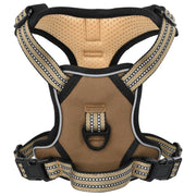 Harnais de chien vidaxl avec courroie et collier ajusté S marron - afbeelding 1