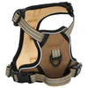 Harnais de chien vidaxl avec ceinture et collier a réglable m brun