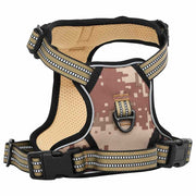 Harnais de chien vidaxl avec courroie et collier a réglable L camouflage brun - afbeelding 3
