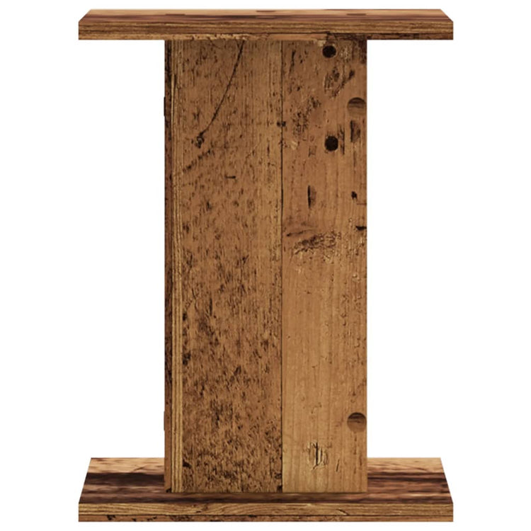 VidaXL supports d'enceintes 2 pcs 30x30x40 cm bois traité, couleur bois ancien