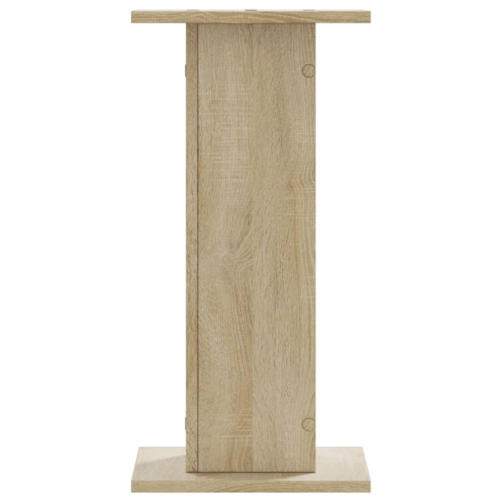 Le haut-parleur Vidaxl comprend 2 PCS 30x30x60 cm en bois de bois de bois sonoma