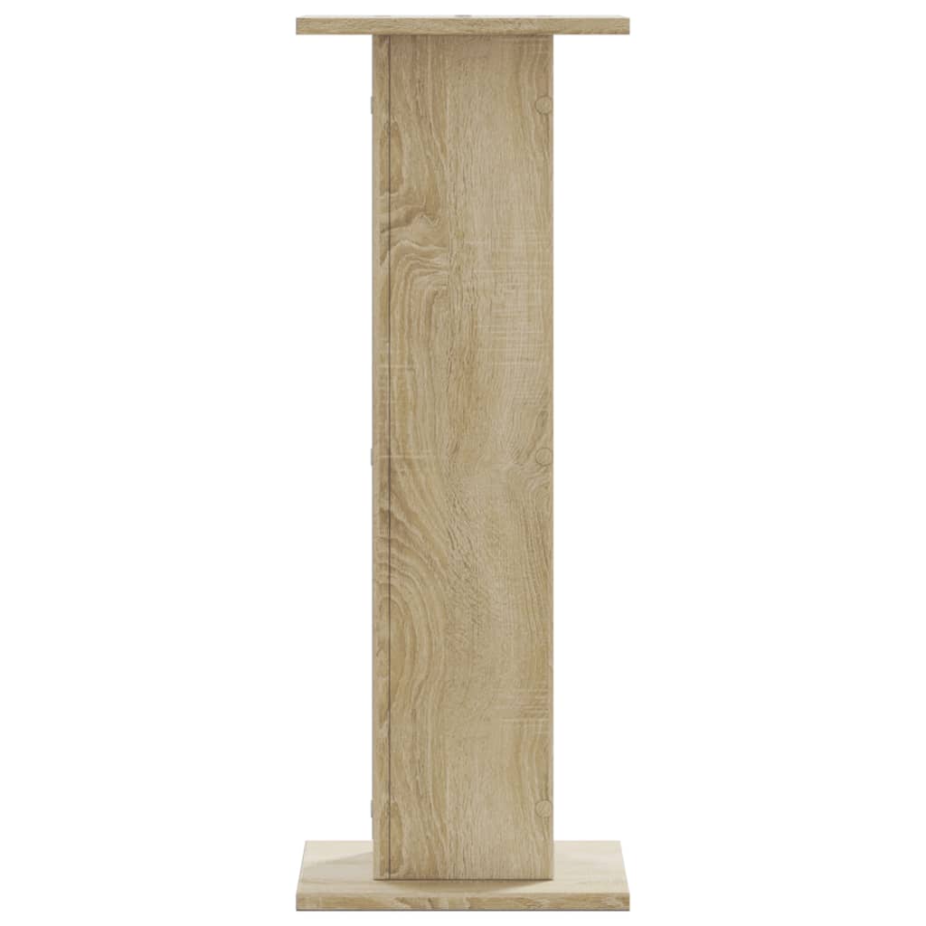 Le haut-parleur Vidaxl comprend 2 PCS 30x30x80 cm en bois de bois de bois sonoma